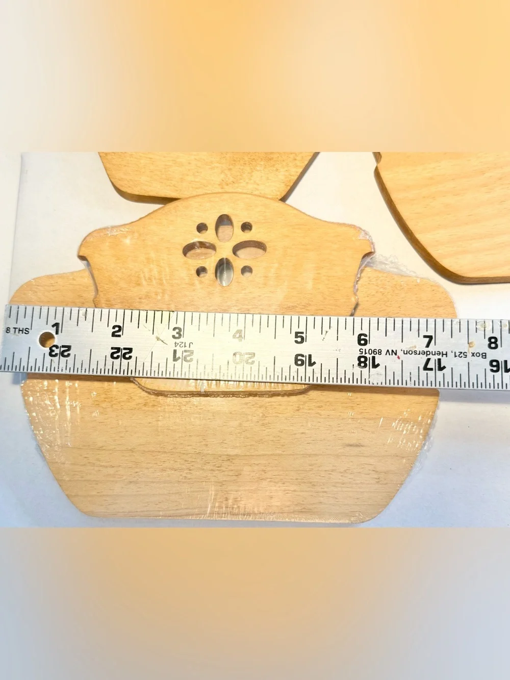 Longaberger Natural Wood Cracker bread Basket dividers Inserts Light Wood 2 sets